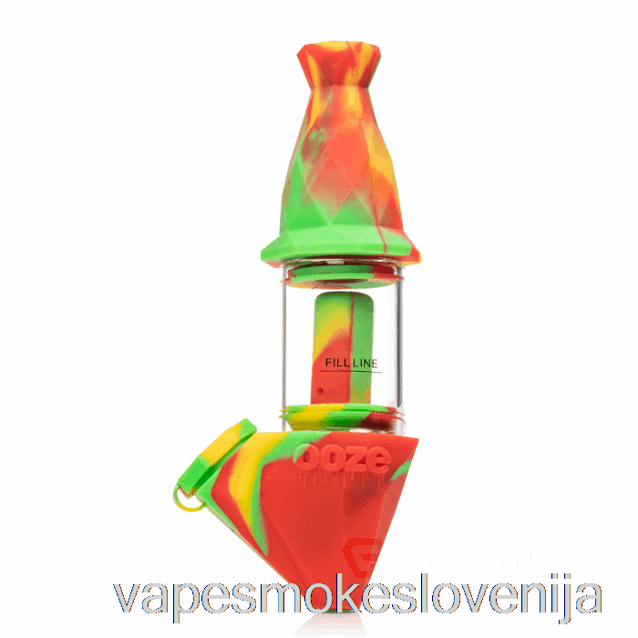 Vape Slovenija Ooze Bectar Silikonski Mehurček Rasta (zelen / Rdeč / Rumen)